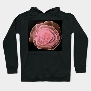 Pink Whisper Alcohol Rose Abstract Hoodie